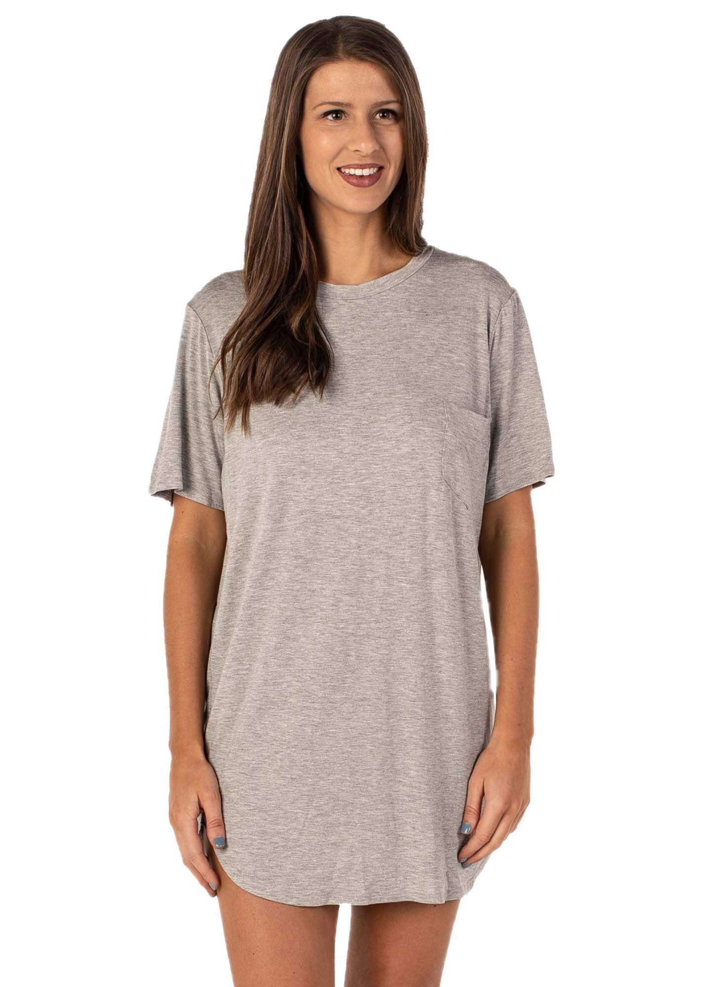 Leo T-shirt Nightgown with Pocket - Clearance