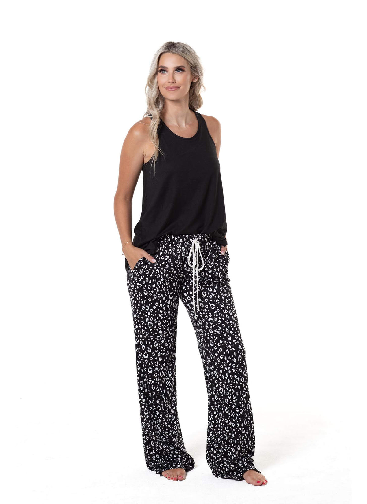 Harper Straight Leg Lounge Pant with Pockets