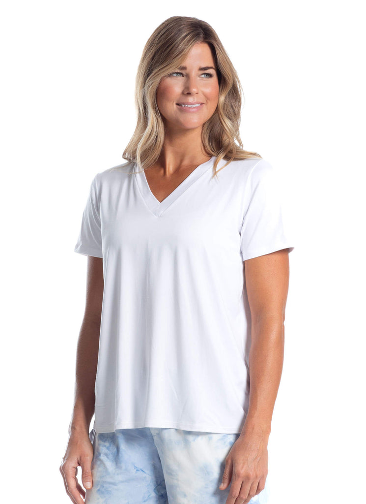 Isabelle V-Neck Tee - JuJu Jams