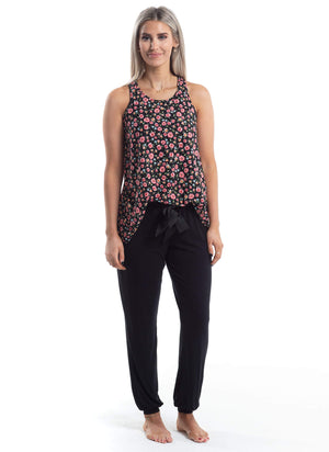 Patty Lounge Jogger Pants with Satin Tie