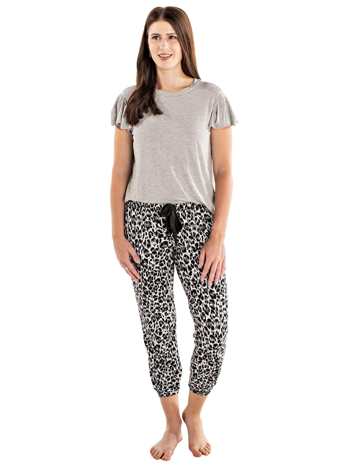 leopard print Lounge Jogger Pants