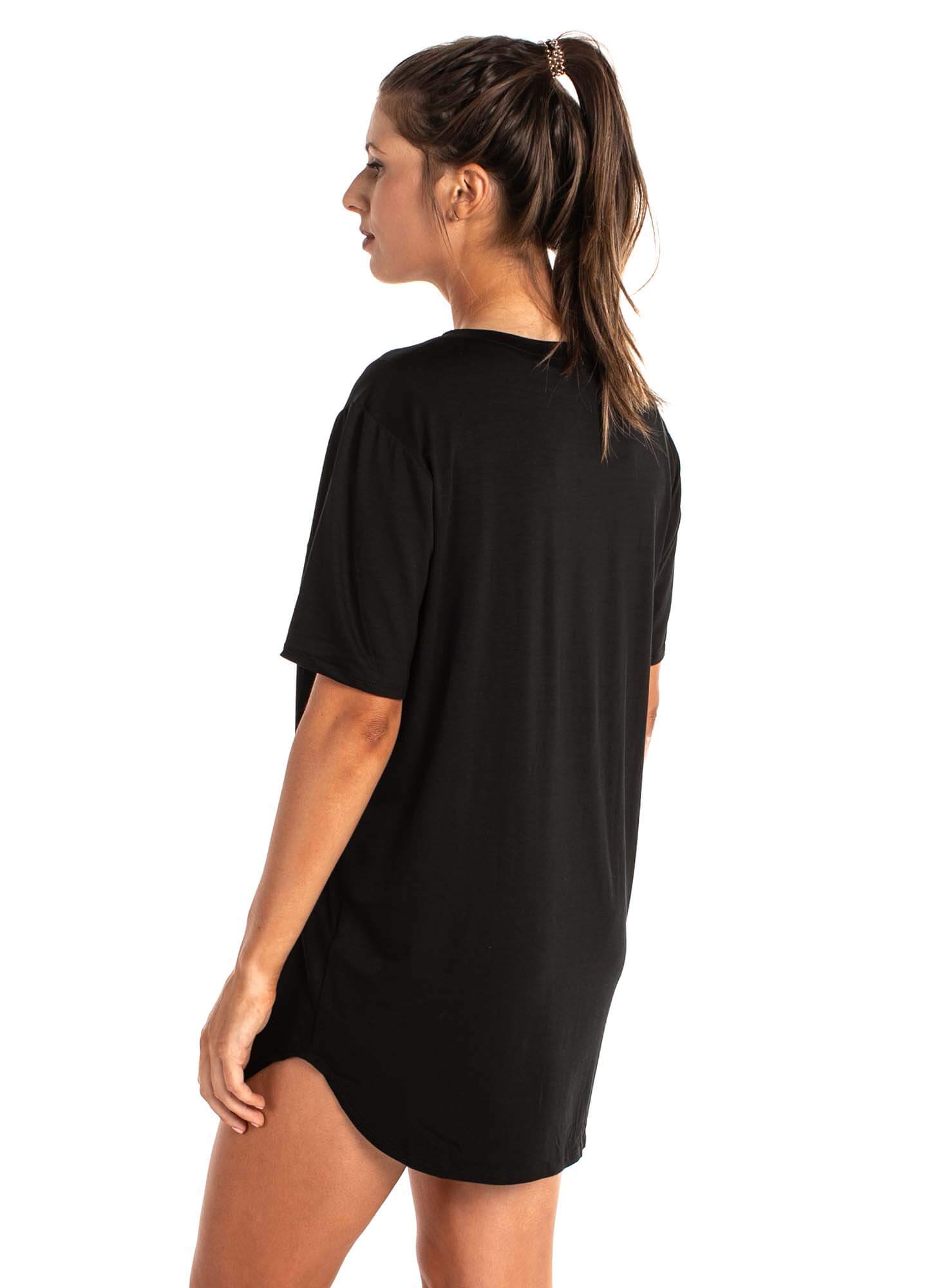 nightgown t shirt dress Nightgown for Woman Cute Cat Printed T-Shirt Dress Short Sleeve Sleep Shirt Summer Crewneck Tunic Tops Sleepwear