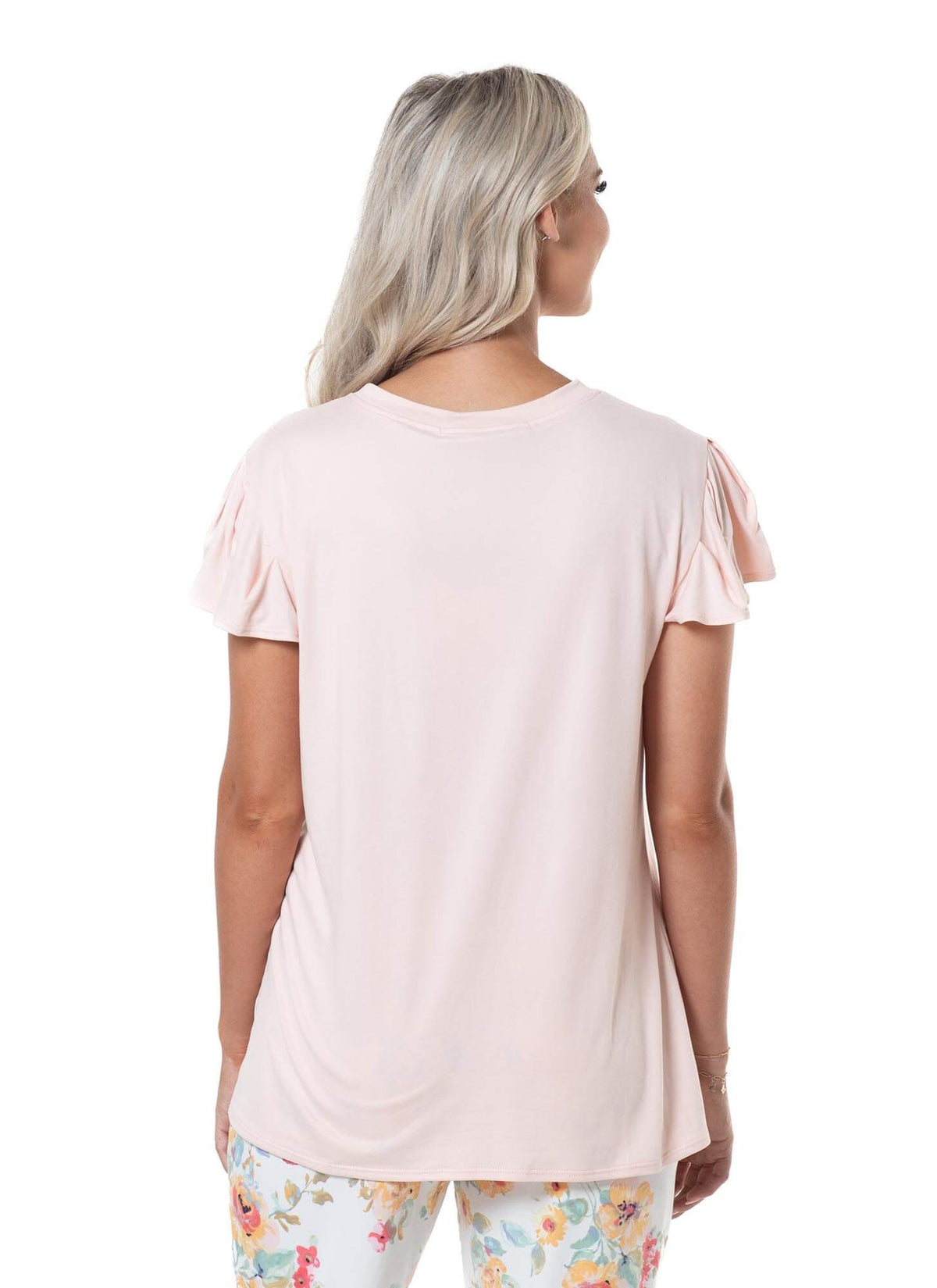 Rafaella Ruffle Sleeve Lounge Top