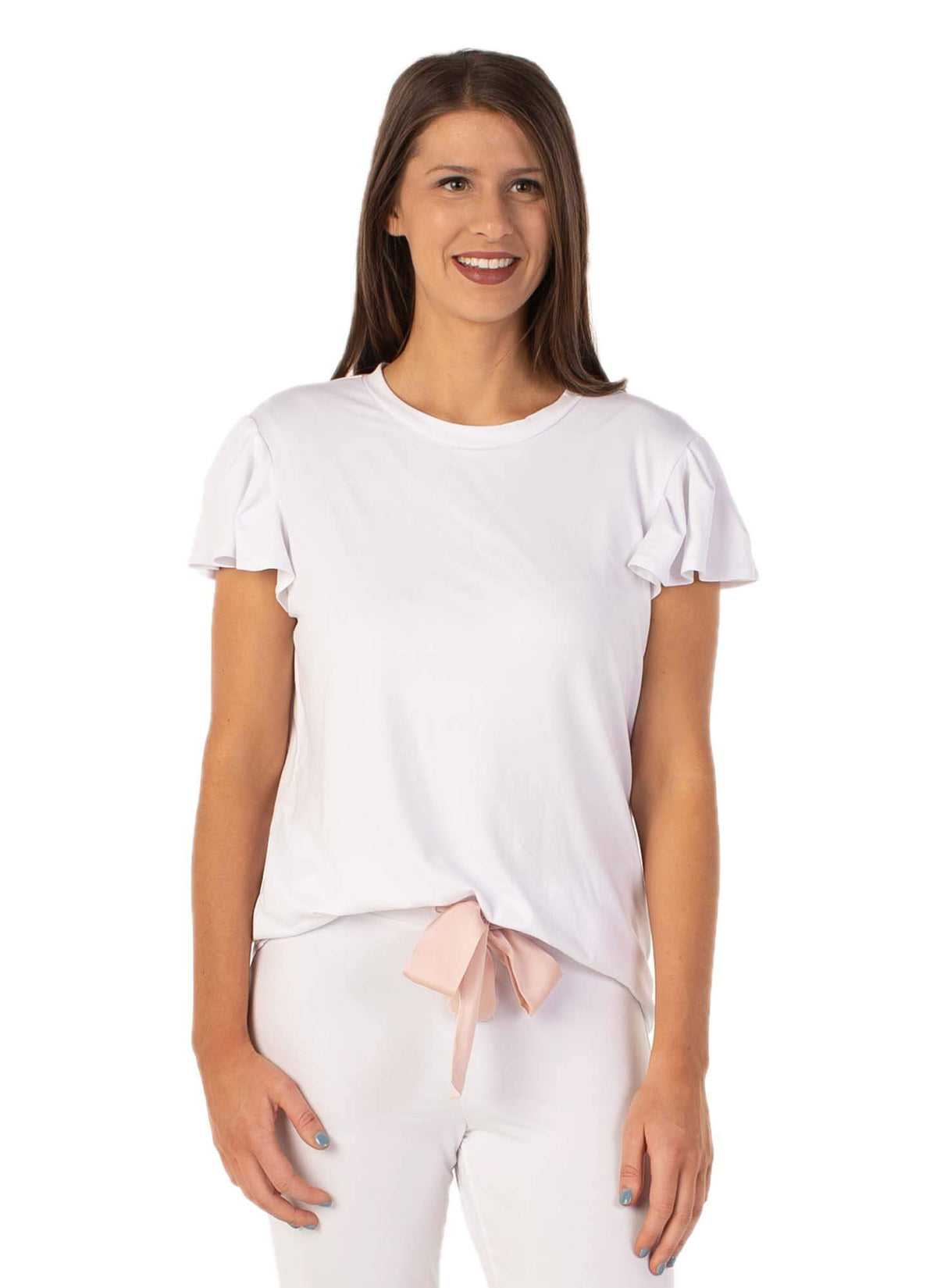 Rafaella Ruffle Sleeve Lounge Top